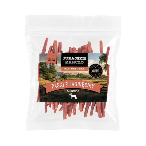 Paski z jagnięciny suszone Jurajskie Ranczo - 500g