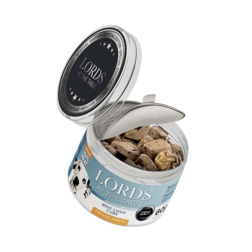 Liofilizowana  kostka z wątróbki wołowej LORDS - 60g