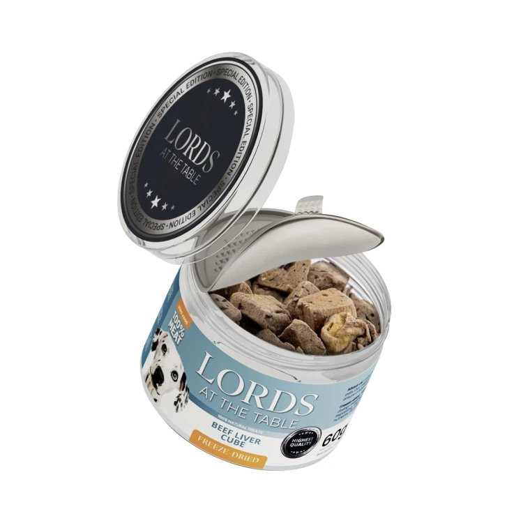 Liofilizowana  kostka z wątróbki wołowej LORDS - 60g