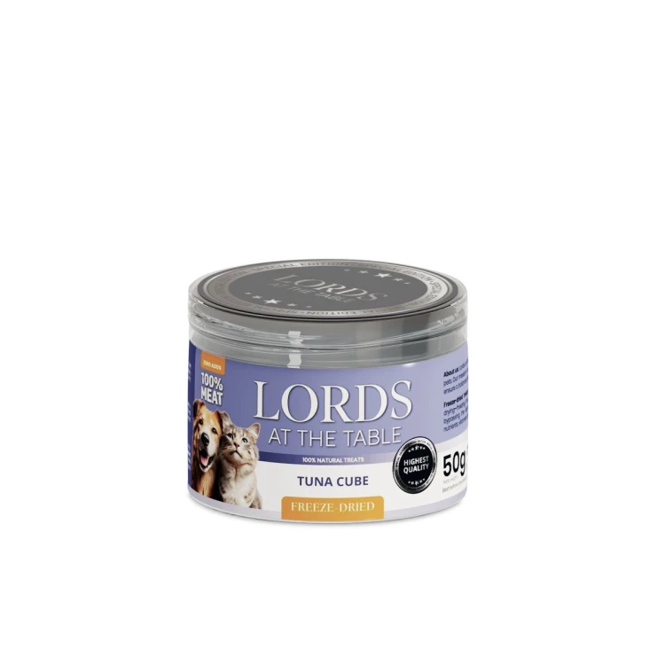 Liofilizowana kostka z tuńczyka LORDS - 50g