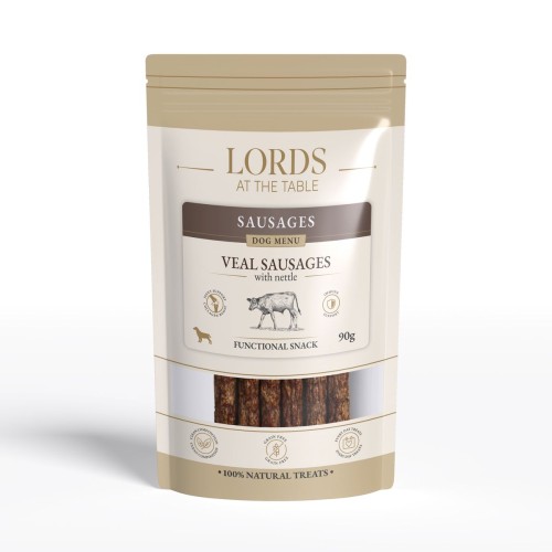 Cielęcina z pokrzywą - Sausage Dog Menu LORDS - 90g