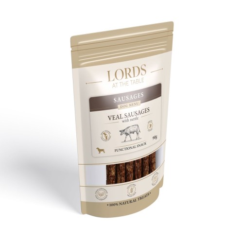 Cielęcina z pokrzywą - Sausage Dog Menu LORDS - 90g