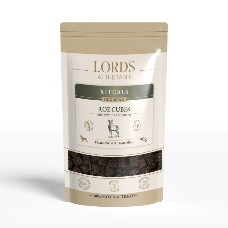 Kostki z jelenia ze spiruliną i pietruszką - Rituals Dog Menu LORDS - 90g