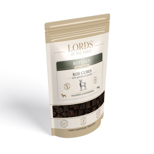 Kostki z jelenia ze spiruliną i pietruszką - Rituals Dog Menu LORDS - 90g