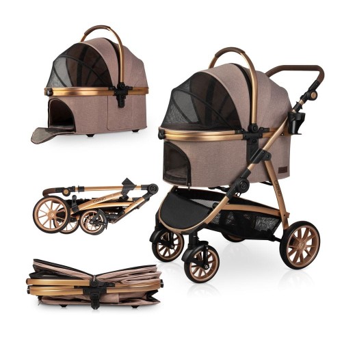 Wózek dla zwierząt Carinio NUKA Mokka