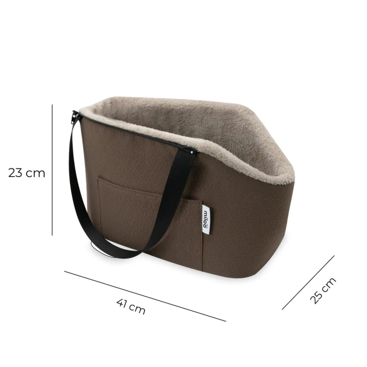 Torba, transporter dla zwierząt MilooPets - TRAVELLY Brown