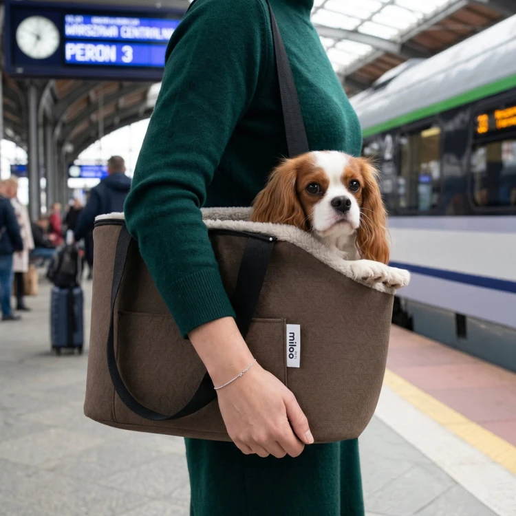 Torba, transporter dla zwierząt MilooPets - TRAVELLY Brown