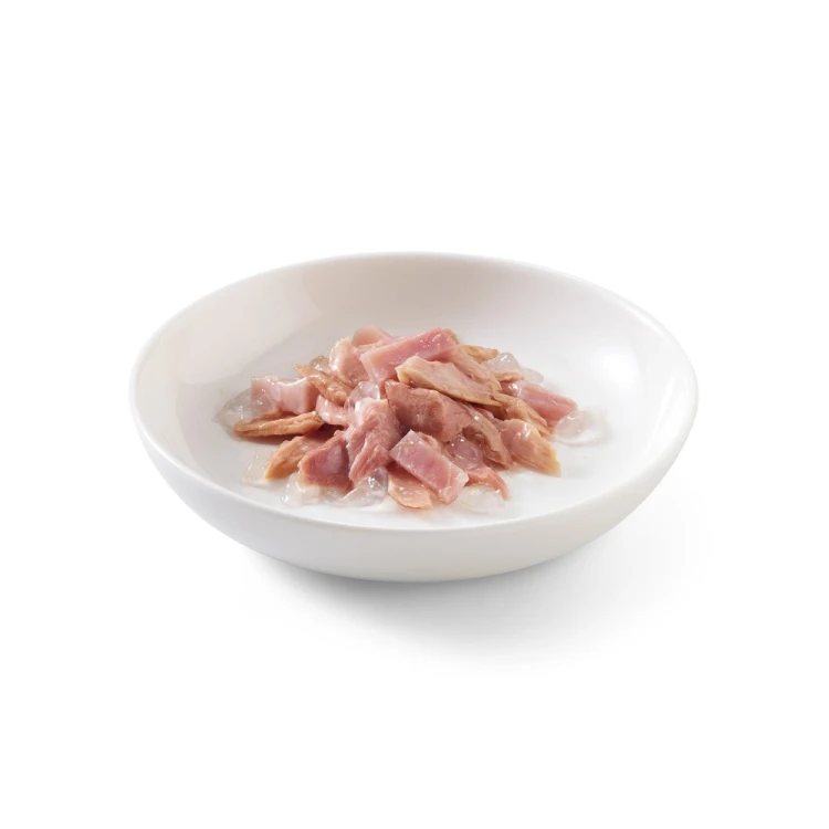 CB, karma mokra, dla kotów, tuńczyk z szynką w galarecie, 85 g, puszka