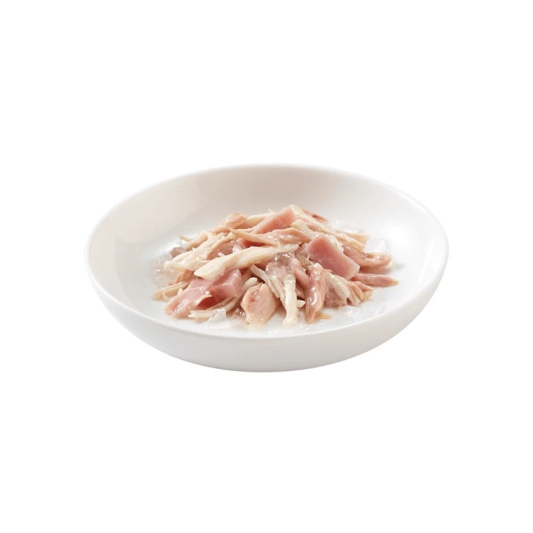 Karma mokra, dla kotów, tuńczyk z kurczakiem i szynką w galarecie, 50 g, saszetka