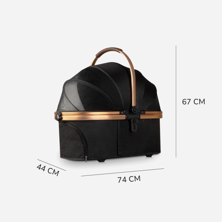 Wózek dla zwierząt Carinio NUKA Black