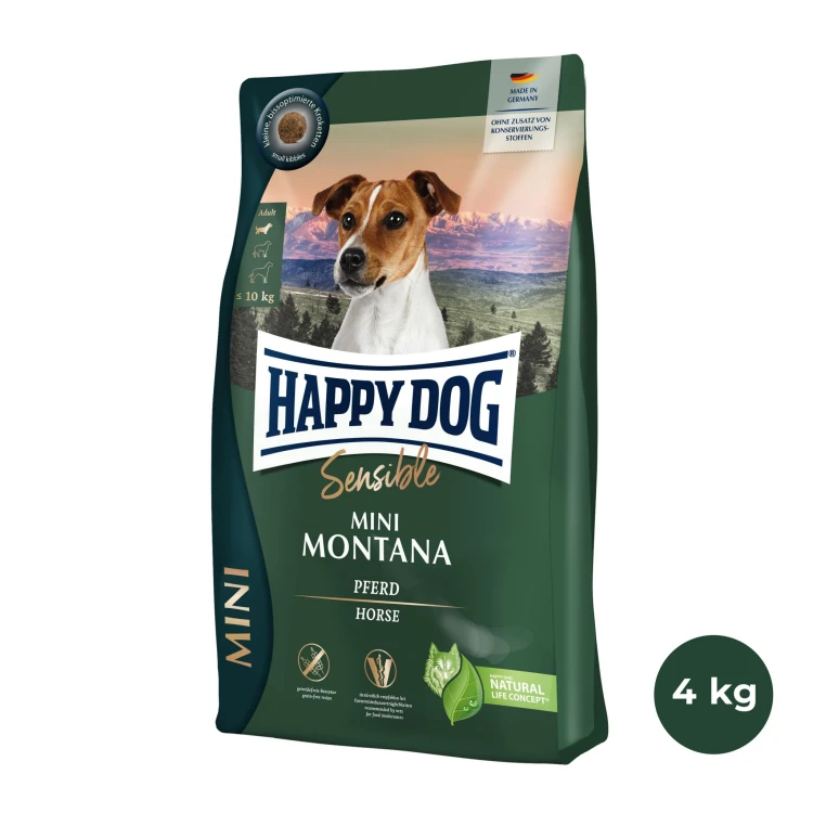 Mini Montana, bezzbożowa  karma sucha, dla psa, 4 kg
