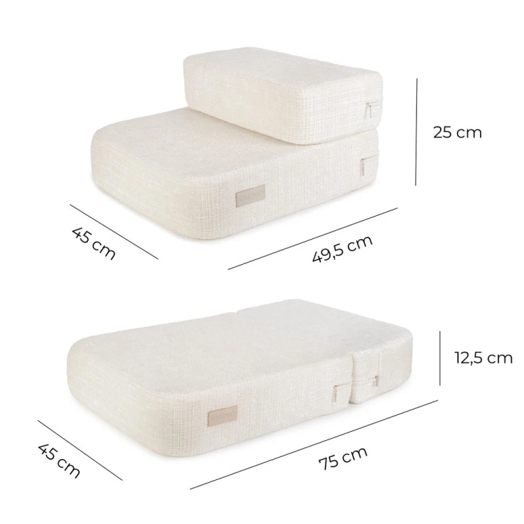 Schodki / legowisko dla zwierząt Carinio MARCHE cream