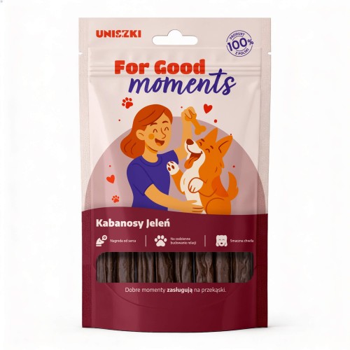For good moments-Kabanosy Jeleń 70g 376451669 5902921219439
