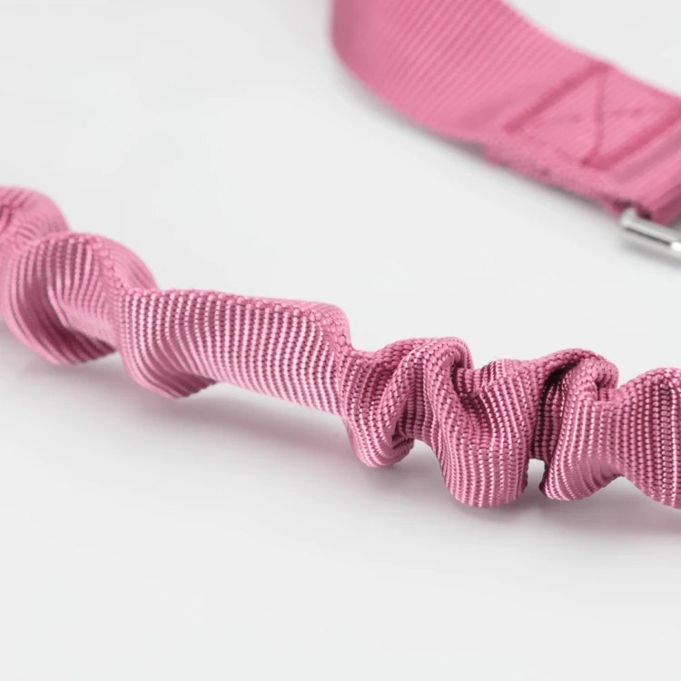 Smycz z amortyzatorem dla psa 130cm  MilooPets - różowa