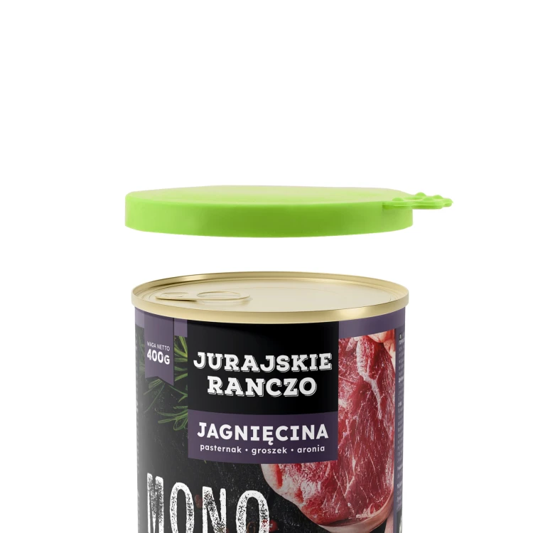 Wieczko na puszkę (uniwersalne) MilooPets - zielone