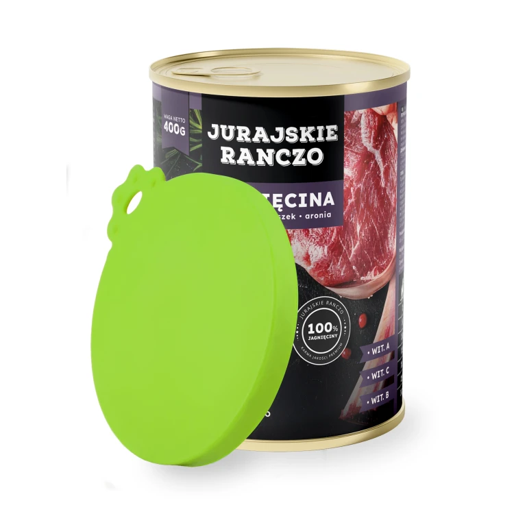 Wieczko na puszkę (uniwersalne) MilooPets - zielone