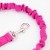 Smycz z amortyzatorem dla psa 130cm  MilooPets - ciemno różowa