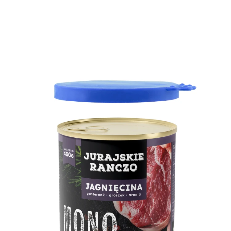 Wieczko na puszkę (uniwersalne) MilooPets - granatowe