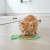 Mata do lizania dla psa lub kota MilooPets RYBKA 16x10cm - zielona