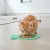 Mata do lizania dla psa lub kota MilooPets RYBKA 16x10cm - miętowa