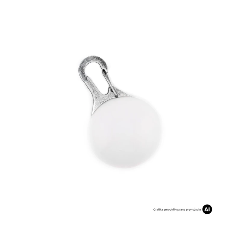 Świecąca lampka LED do obroży dla psa MilooPets - biała