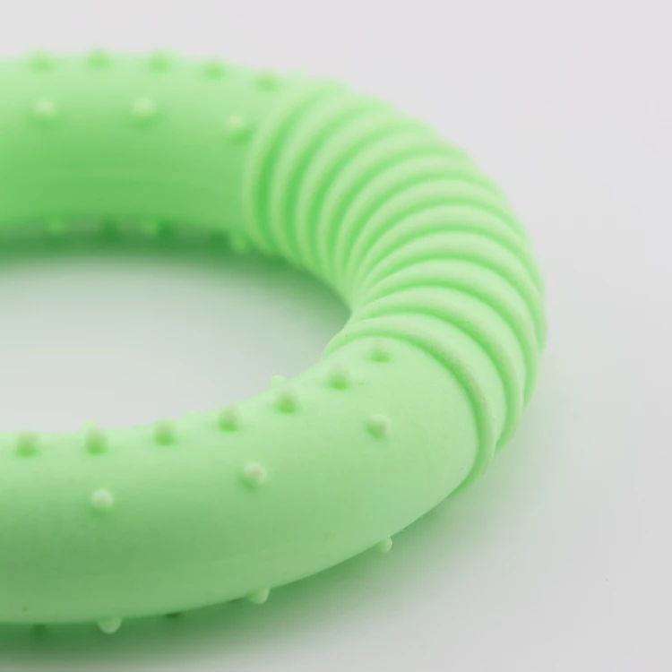 Szarpak gryzak obręcz dla psa MilooPets Ø 8 cm - zielony