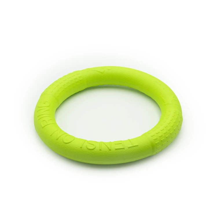 Ring płyający do rzucania dla psa MilooPets - M zielony