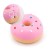 Zabawka dla psa piszcząca Donut YOKA - różowa