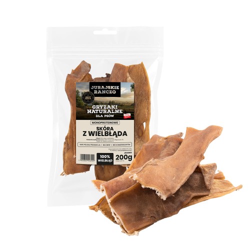 Naturalny gryzak Skóra z wielbłąda Jurajskie Ranczo - 200g