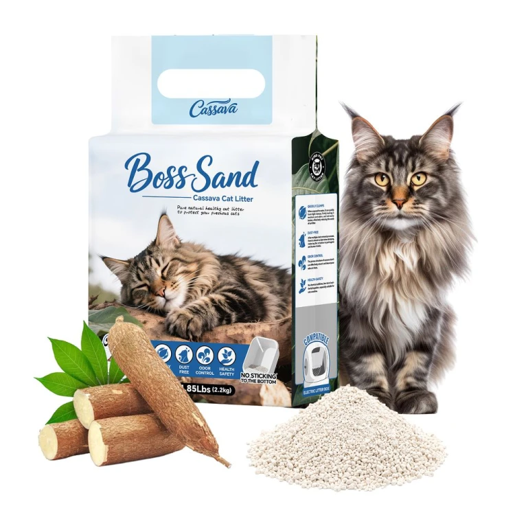 Żwirek naturalny Carinio Boss Sand Cassava 2,2 kg