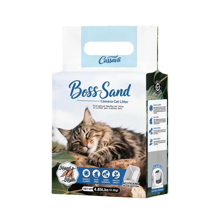 Żwirek naturalny Carinio Boss Sand Cassava 2,2 kg