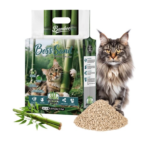 Żwirek naturalny Carinio Boss Sand Bamboo 2,5kg