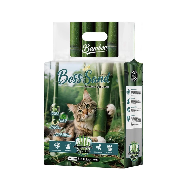 Żwirek naturalny Carinio Boss Sand Bamboo 2,5kg