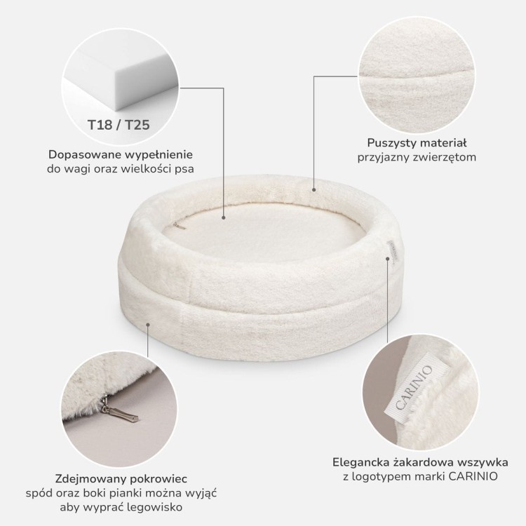 Legowisko NEST (XL) Cream