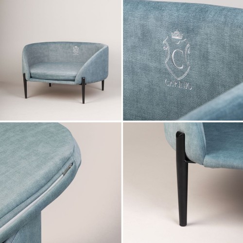 OVAL Legowisko meblowe dla zwierząt Ocean