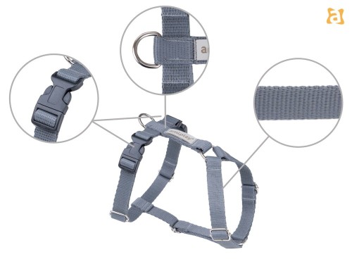 Szelki Guard Samba M Szary