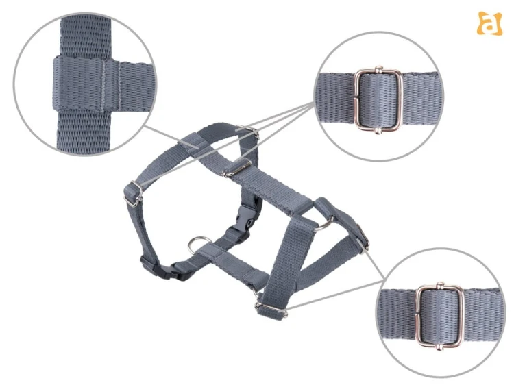 Szelki Guard Samba M Szary