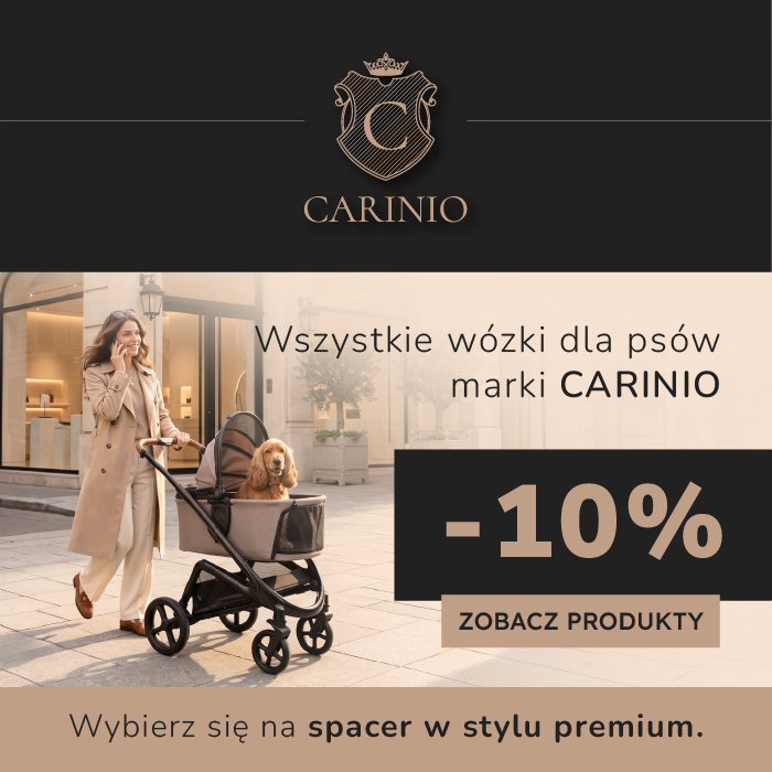 Wózki dla psów CARINIO - 10%