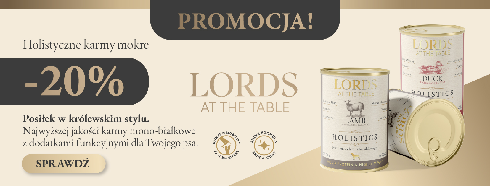 Naturalne przysmaki dla psa LORDS