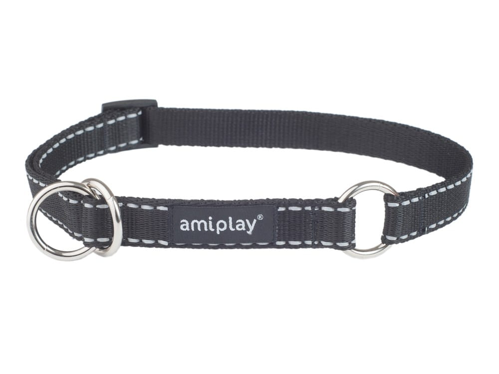 Obroża regulowana Reflective XL Czarny