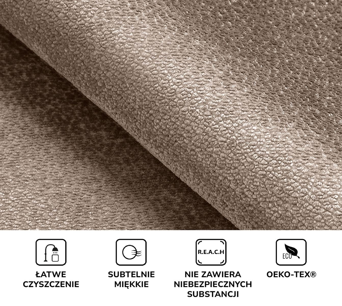 Mata podróżna / na kanapę NAP Taupe — zdjęcie 1