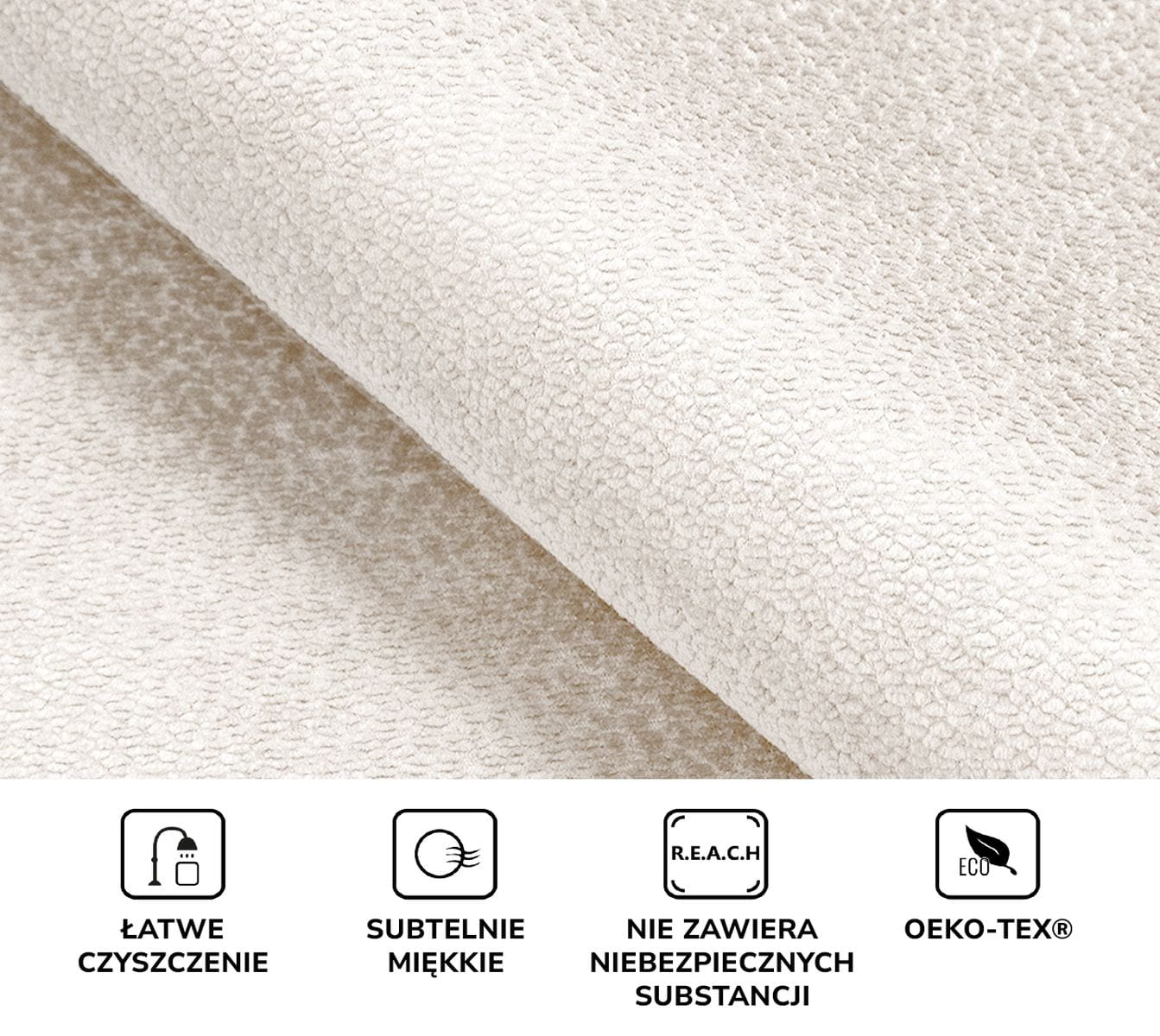Mata podróżna / na kanapę NAP Cream — zdjęcie 1