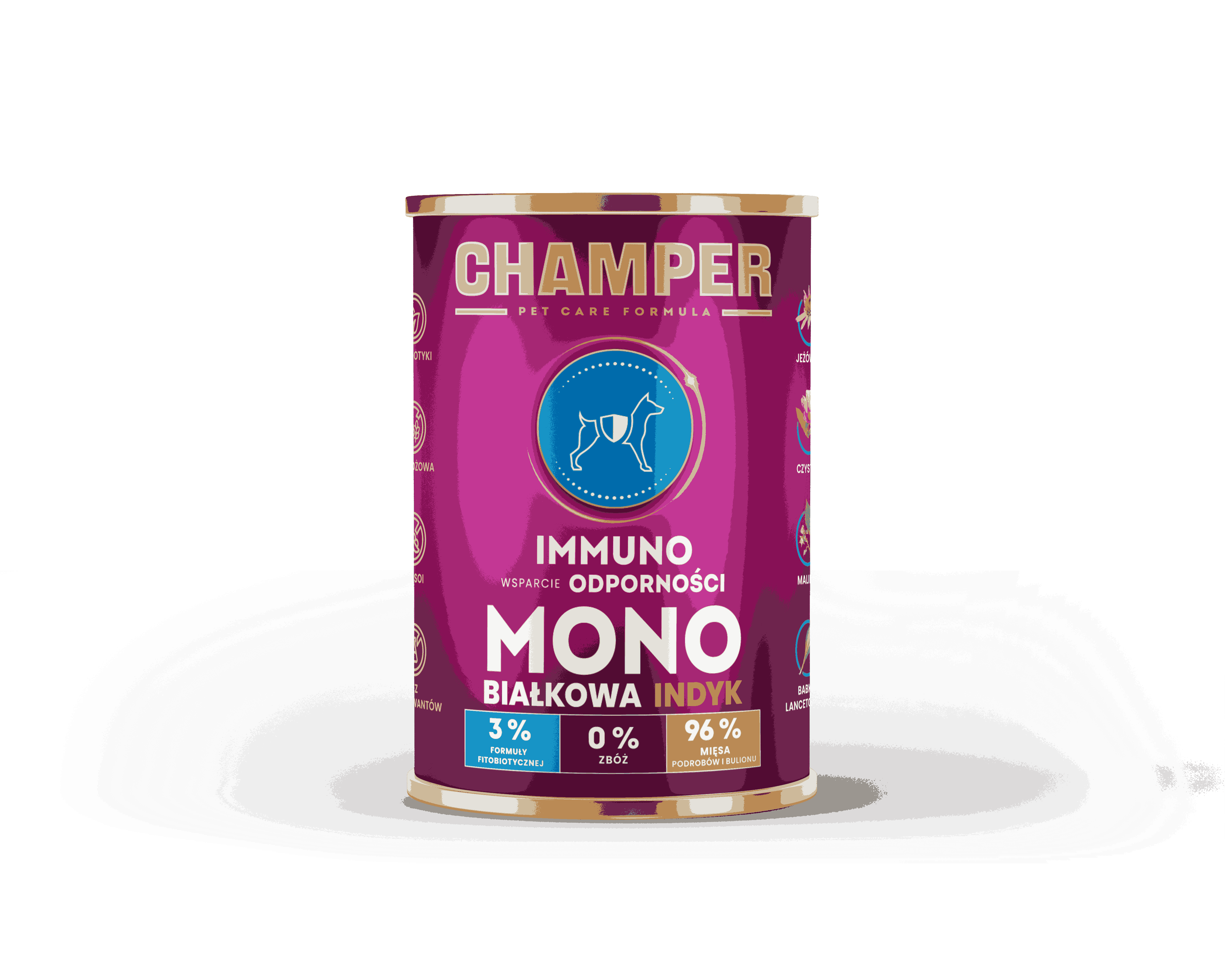 CHAMPER IMMUNO MONOBIAŁKOWA indyk 400g