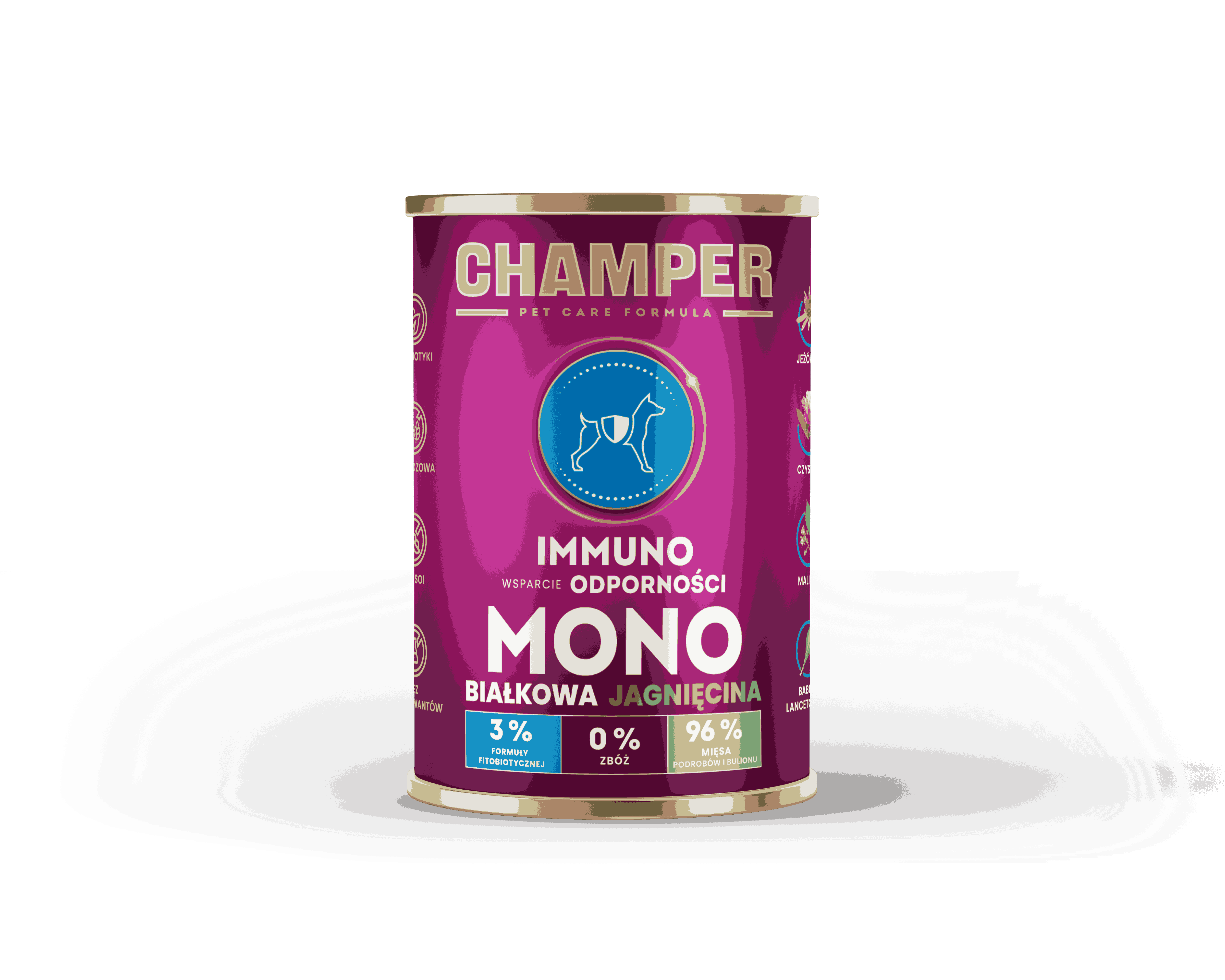 CHAMPER IMMUNO MONOBIAŁKOWA jagnięcina 400g