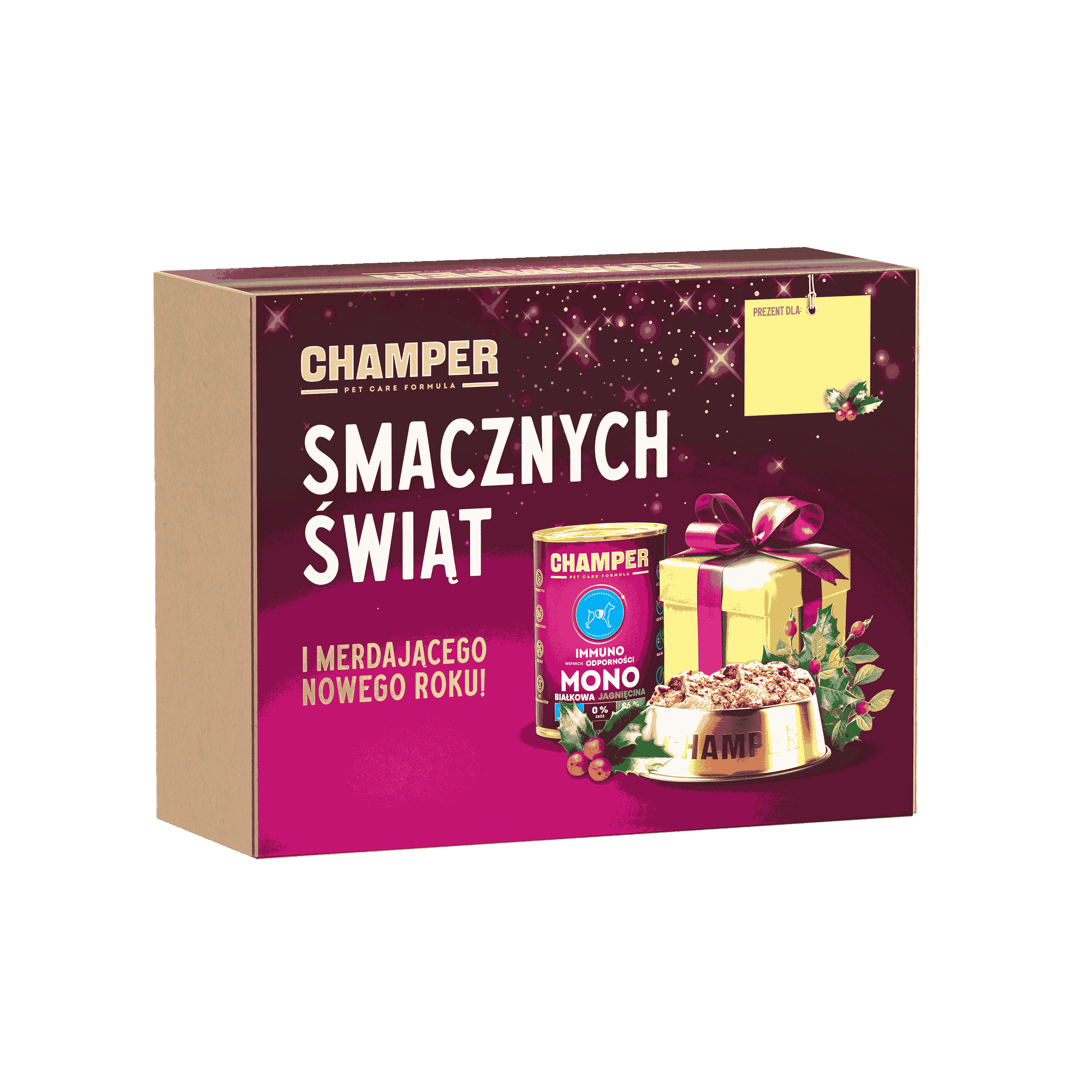 Champer zestaw świąteczny dla psa