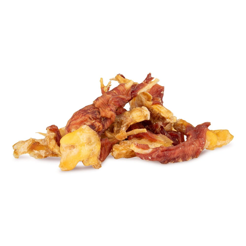 Puzzo Snack, przysmak dla psa, ogon króliczy owinięty kaczką, 150g
