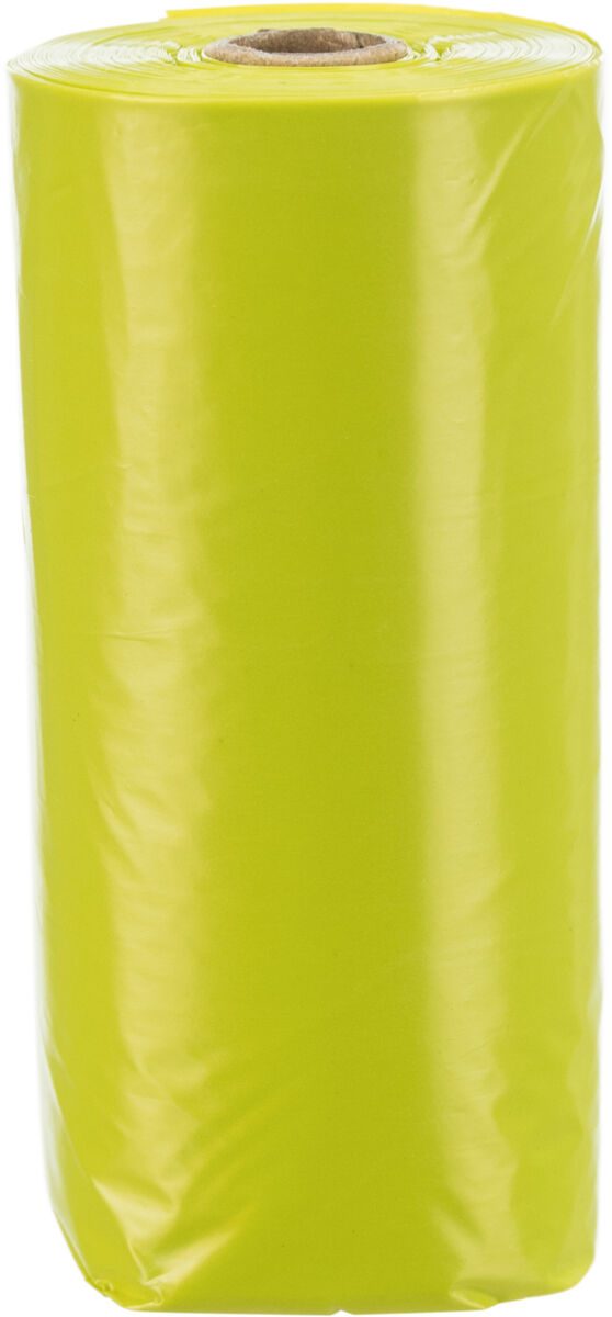 Woreczki na odchody o zapachu cytrynowym, M,20szt x 4 rolki/op żółte