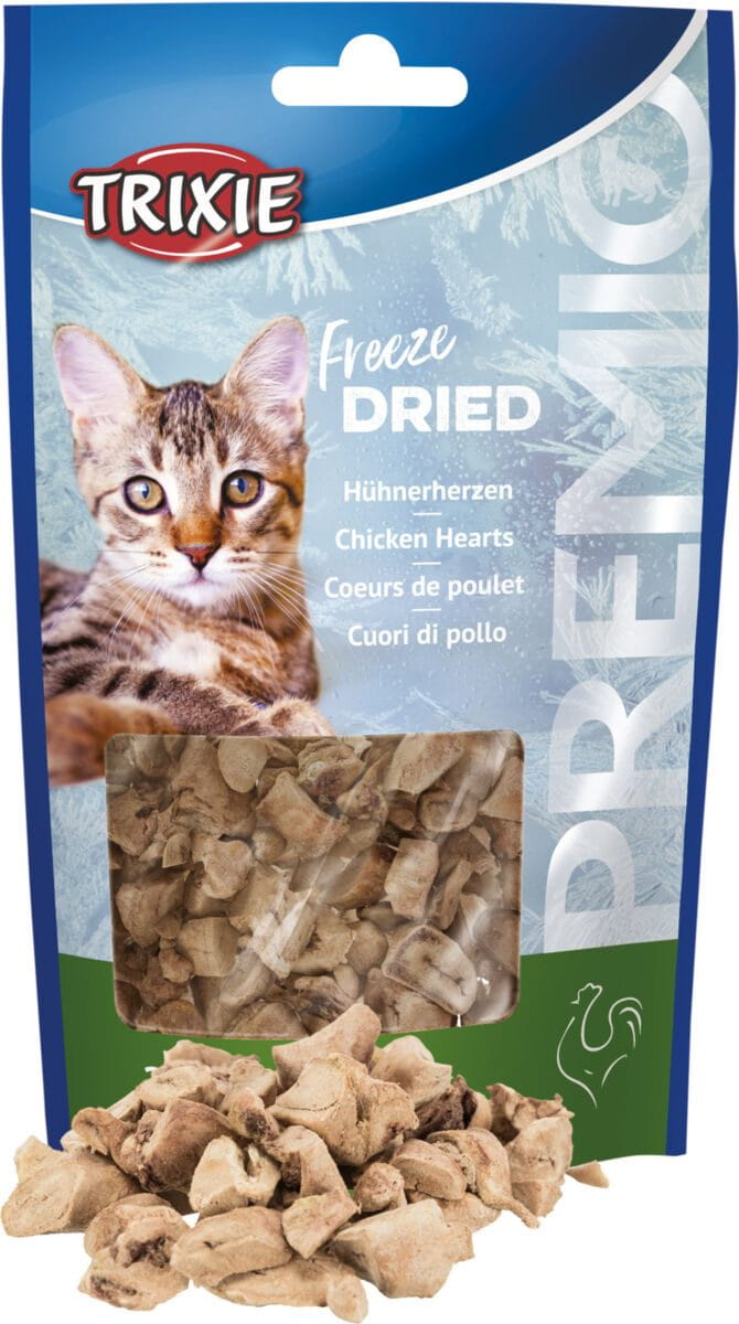 Przysmak PREMIO Freeze Dried serca z kurczaka, 25 g