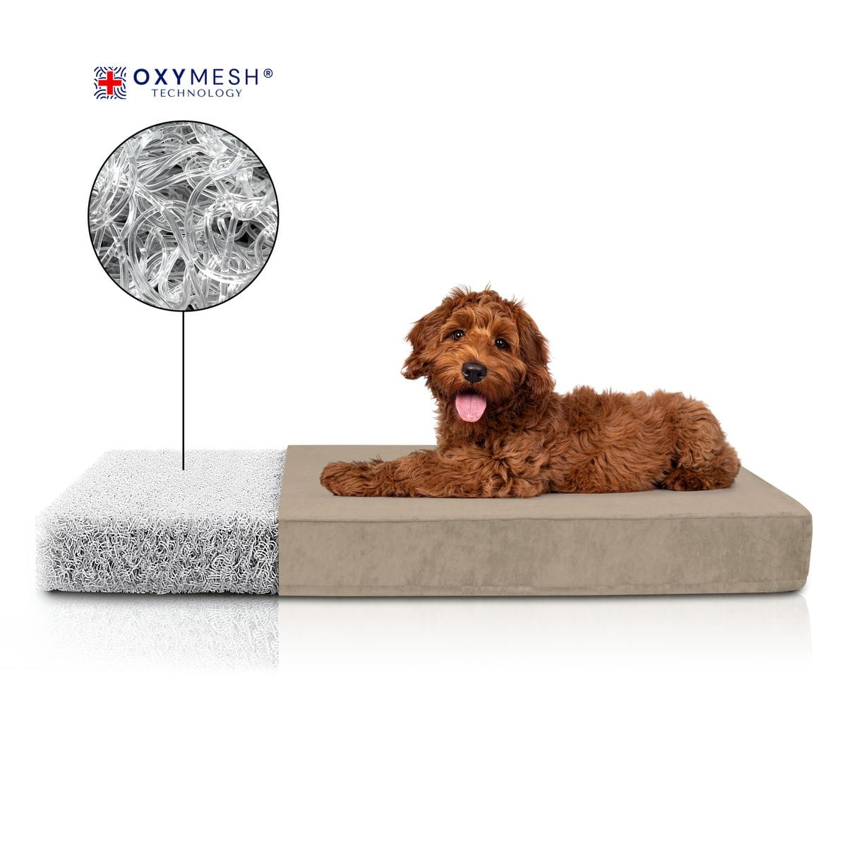 Przekrój materaca OTOMAN – struktura Oxymesh®