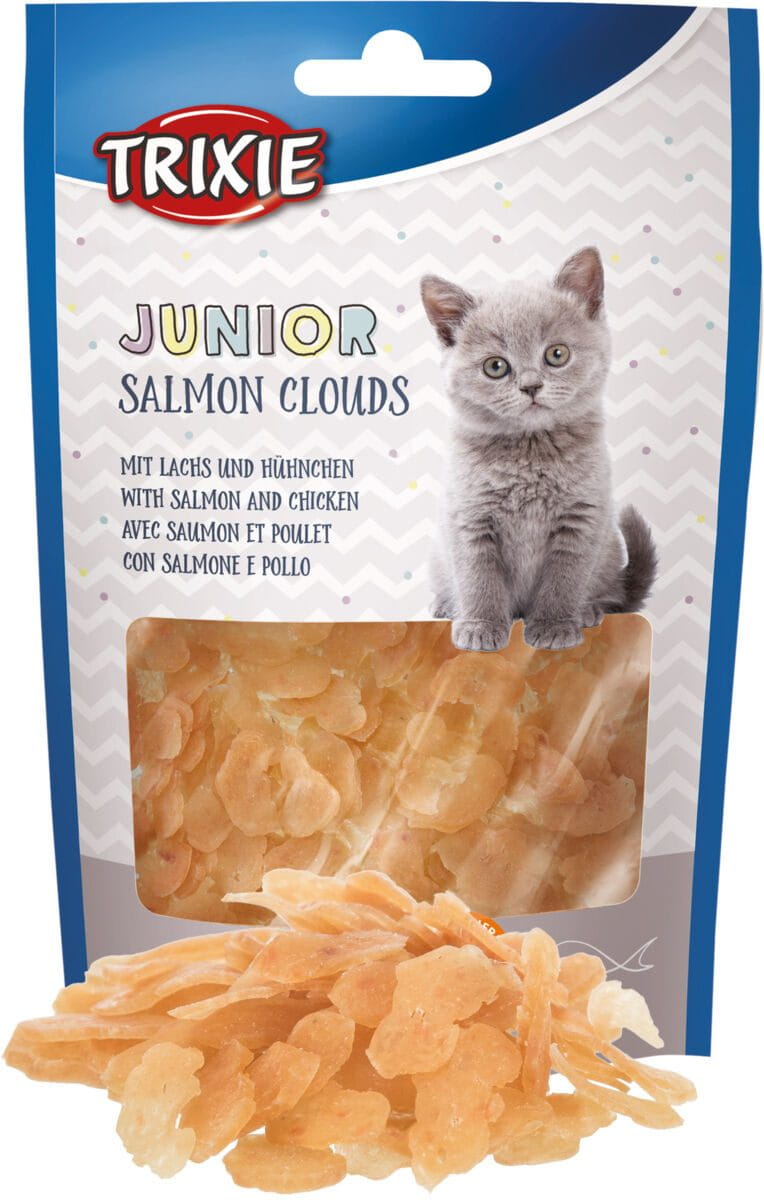 Przysmak Junior Salmon Clouds z łososiem, 40 g
